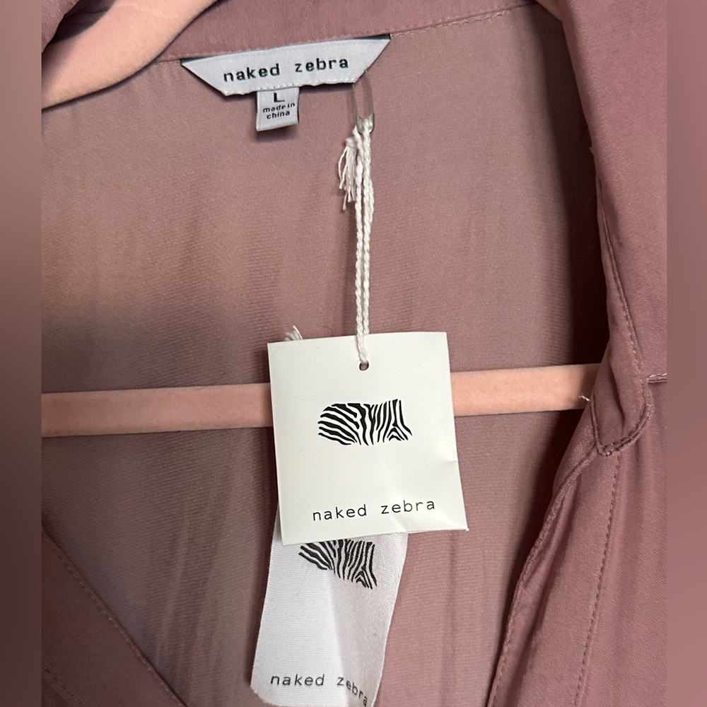 L Naked Zebra silk blouse - Picture 4 of 4